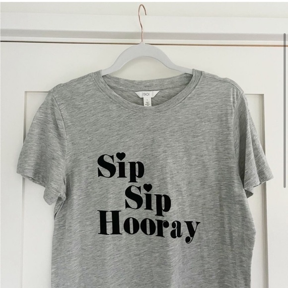 NORDSTROM 1901 Sip Sip graphic T - Picture 4 of 5